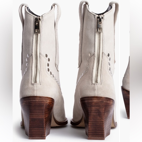 Zadig & Voltaire Cara Studded Western Boot BRAND NEW IN BOX! FESTIVAL STYLE✨ - Picture 3 of 6